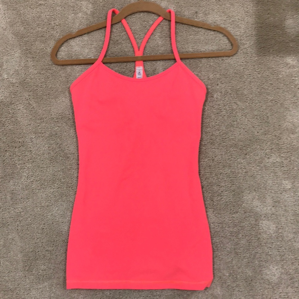 Lululemon coral tank size 4